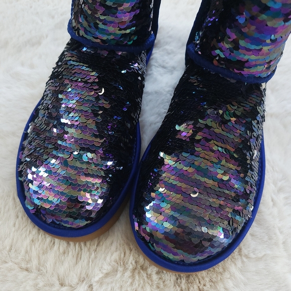 Ugg Mermaid Cosmic Multicolored Sequin Boots - Picture 3 of 12